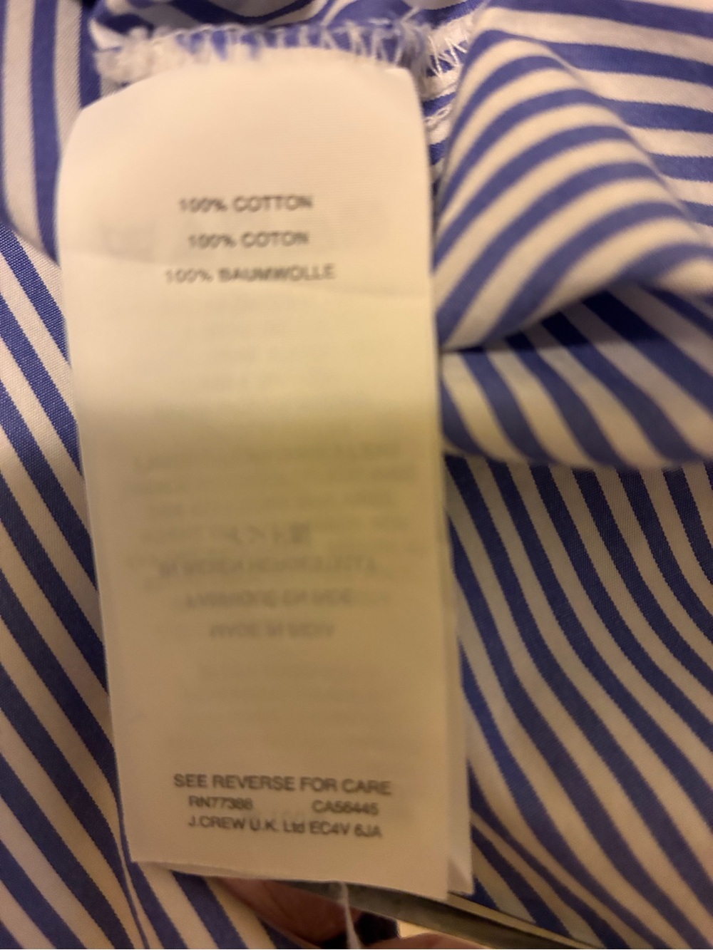 J Crew Ruffles Pinstripe Button Shirt - Picture 15 of 15